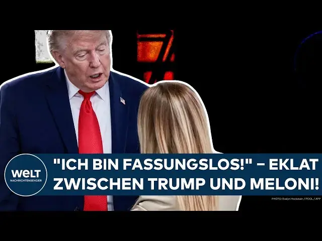 Eklat nach G7: Zerbricht das Bündnis Trump-Meloni? 5