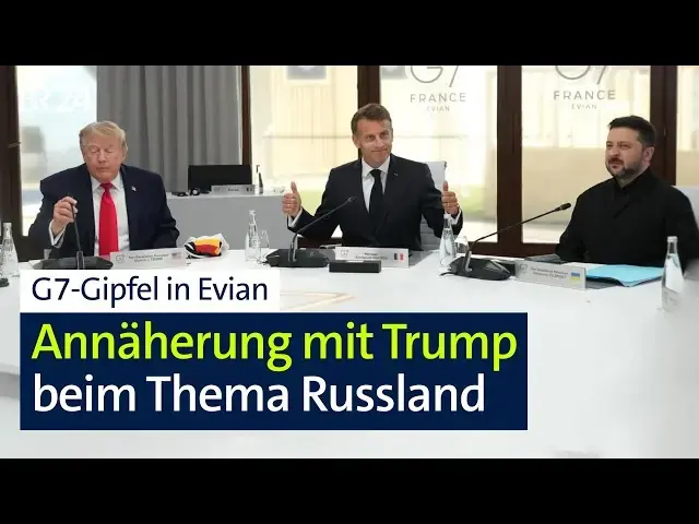 G7-Wende: Trump zieht wieder mit der Ukraine mit 1