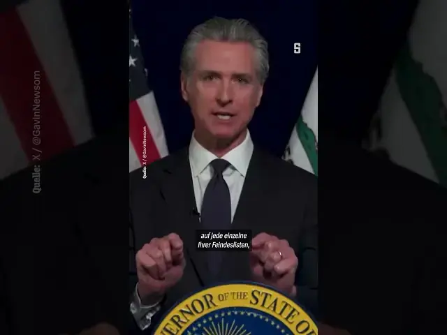 Trumps Justiz-Feldzug: Newsom rechnet knallhart ab 5